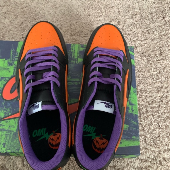 Air Omi Kiy Low 1 Size 12 New Halloween - Picture 4 of 9